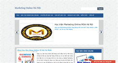 Desktop Screenshot of marketingonlinehanoi.com