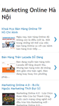 Mobile Screenshot of marketingonlinehanoi.com
