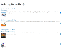 Tablet Screenshot of marketingonlinehanoi.com